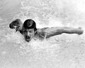 Der Schwimmer Mark Spitz (geb. 1950) aus den USA errang insgesamt sieben Goldmedaillen in den Disziplinen Schmetterling und Freistil und stellte dabei jeweils einen Weltrekord auf. (United Archives/TopFoto/Süddeutsche Zeitung Photo)