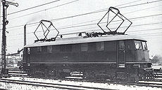 Lokomotive vom Typ E 10 001 von 1952 für das Elektrifizierungsprogramm der Deutschen Bundesbahn. (Historisches Archiv Krauss-Maffei im Bayerischen Wirtschaftsarchiv)