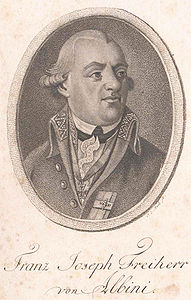 Franz Joseph Freiherr von Albini (1748-1816), Statthalter in Regensburg. (Österreichische Nationalbibliothek, PORT_00105396_01)