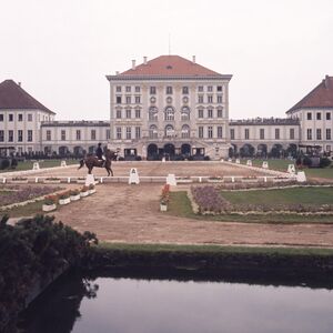 Der Dressurwettbewerb der Olympischen Spiele 1972 fand im Park des Nymphenburger Schlosses in München statt. (IMAGO/Sven Simon)