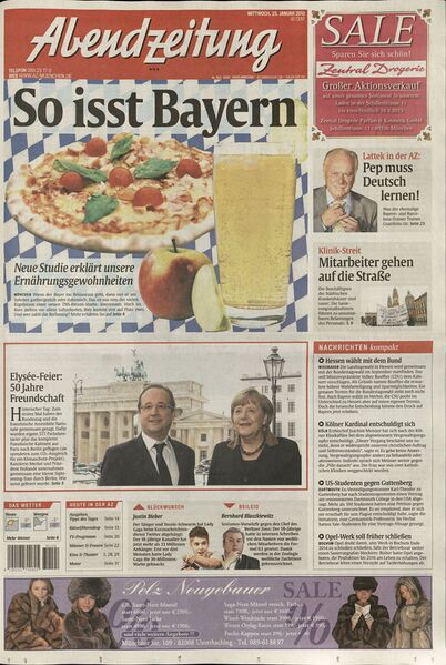 Datei:Titelblatt Abendzeitung 23.1.13.jpg