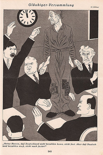 Datei:Karikatur Glaeubigerversammlung 1932.jpg
