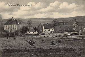 Schloss Rammersdorf. Fotografie vor 1910. (Archiv Eyb)