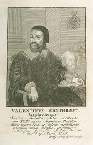 Valentin Erythräus. (Bayerische Staatsbibliothek, Bildarchiv port-036620)