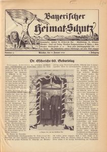 Titelblatt der Zeitschrift Bayerischer Heimatschutz, 1. Jahrgang 1930/Nr. 2, 9. (Bayerische Staatsbibliothek, 4 Bavar. 3212 y-1/2)