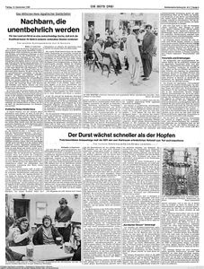 Die Seite Drei der SZ vom 12.9.1980. (Süddeutsche Zeitung Archiv)