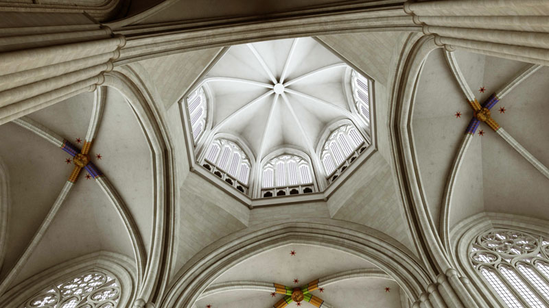 Datei:Regensburger Dom geplante Vierungskuppel.jpg