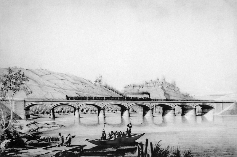Datei:Eisenbahnbruecke Main Wuerzburg Heidingsfeld 1864.jpg