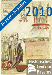 Pfleger Peter Mendel (gest. 1423). Die Darstellung erfolgte in Form eines Stifterbildes, was für weitere Pflegerporträts richtungsweisend wurde. (Stadtbibliothek Nürnberg, Amb. 317.2°, f. 61v)