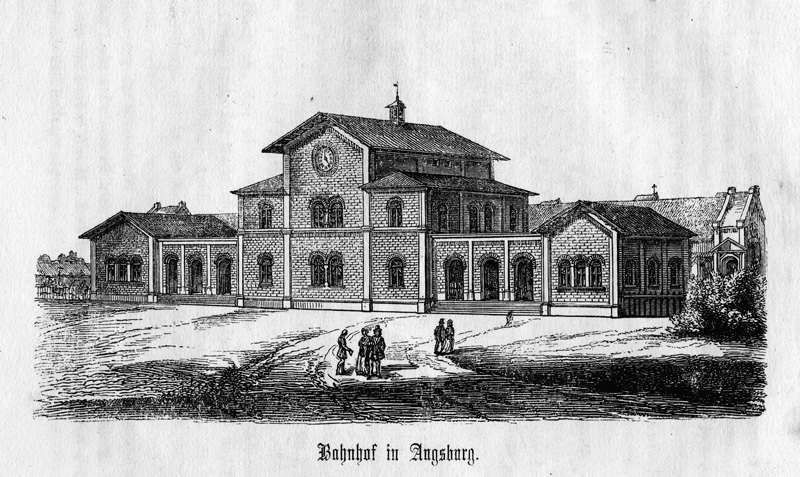 Datei:Bahnhof Augsburg 1854.jpg