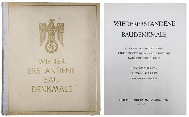 Datei:Cover Titelblatt Wiedererstandene Baudenkmale.jpg