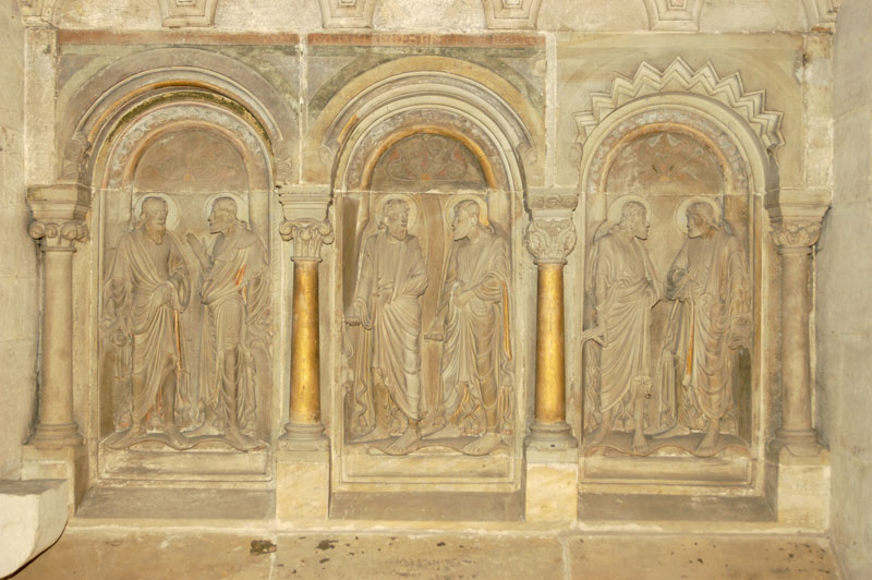 Datei:Bamberg Dom Chorschranken Reliefs.jpg