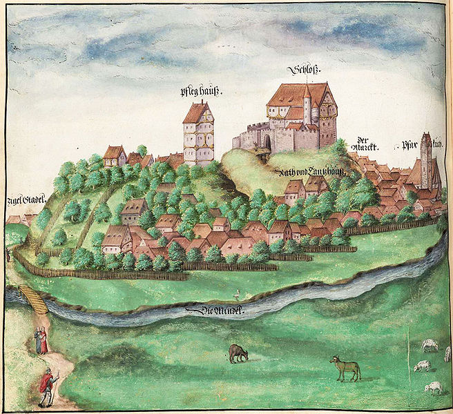 Datei:Ansicht Burgau 1555.jpg