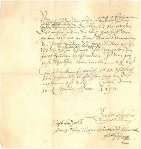 Gedenktafel für die erste Silvanerpflanzung in Würzburg durch Abt Alberich Degen 1665. (Bürgerspital Weingut Würzburg)