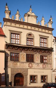 Thomas Sitter ließ am Marktplatz in Prachatice ein kunstvoll verziertes Haus errichten (heute Museum). Er war durch die Säumerei wohlhabend geworden. (Foto: Prachatické muzeum)