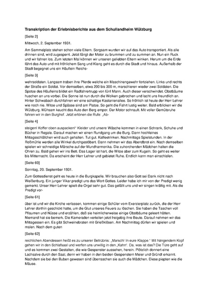 Datei:Transskription des Erlebnisberichts Schullandheim.pdf