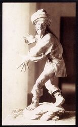 Moriskentänzer: Bauer in einer Aufnahme um 1885. (Foto: Münchner Stadtmuseum, Sammlung Angewandte Kunst)