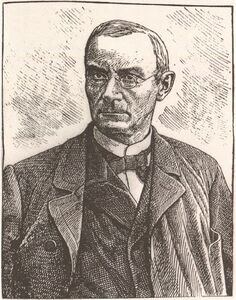 Georg Ratzinger (1844-1899) war Priester und Sozialpoltiker. Abb. aus: Münchner Tagblatt (5./6. Dezember 1899). (Lizenziert durch Public Domain via Wikimedia Commons)