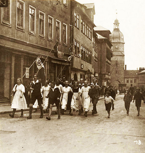 Datei:Coburg Bundestag 1919 Einmarsch.jpg