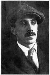 Ernst Toller (USPD, 1893-1939), Mitglied des Landesarbeiterrats und der Provisorischen Nationalversammlung. (Bayerische Staatsbibliothek, Bildarchiv port-010888)