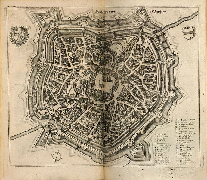 Datei:Topographia Westphaliae Muenster Plan.jpg
