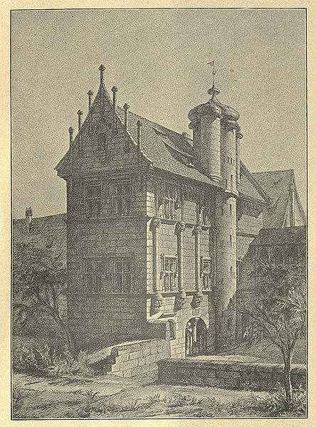 Datei:Tucherhaus Innenhof Nuernberg 1853.jpg
