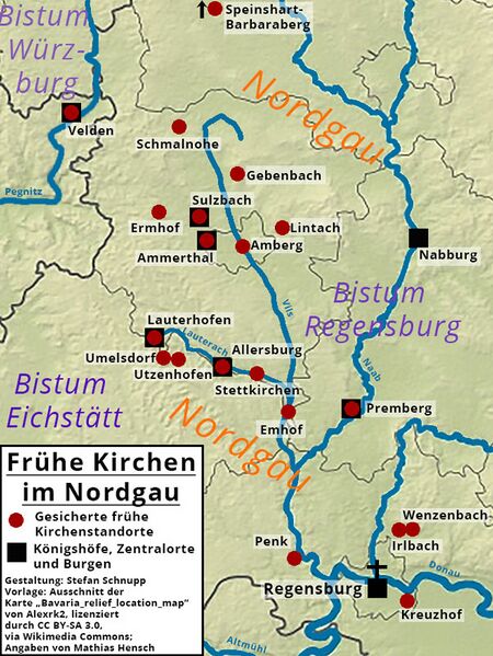 Datei:Karte Kirchen Nordgau.jpg