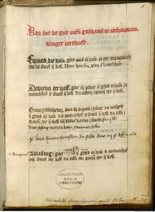 Urbar des Klosters Altenhohenau (Lkr. Rosenheim), Ende des 15. Jahrhunderts. (Bayerische Staatsbibliothek, Cgm 1521)