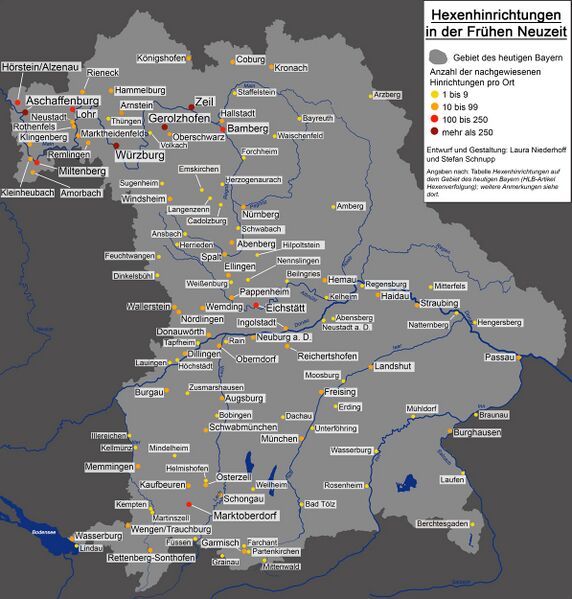 Datei:Karte Hexenhinrichtungen Bayern.jpg