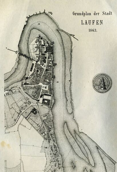 Datei:Lageplan Laufen 1863.jpg