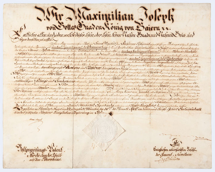 Datei:Besitzergreifungspatent 1816.jpg