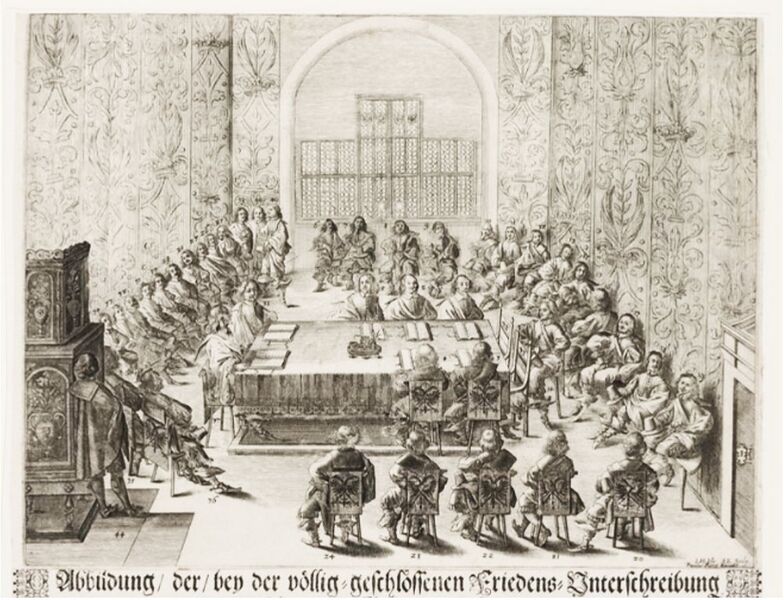 Datei:Nuernberger Friedenskongress 1650.jpg