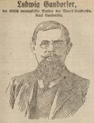 Ludwig Gandorfer (BB, 1880-1918), Mitglied des Landesbauernrats und der Provisorischen Nationalversammlung. (aus: Neue freie Volks-Zeitung, 13. November 1918, Nr. 306, 3)