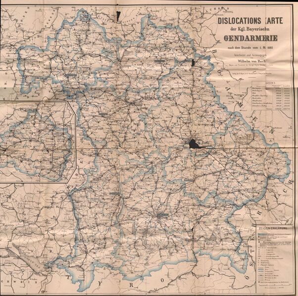 Datei:Dislocations Karte Kgl Bayerische Gendarmerie.jpg