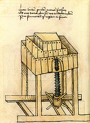 Ausfahrbarer Kampfturm. (BSB Clm 30150, fol. 8')