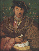 Markgraf Georg der Fromme (reg. 1527-1541) Gemälde von Hans Henneberger, 1522. (Klosterkirche Heilsbronn)