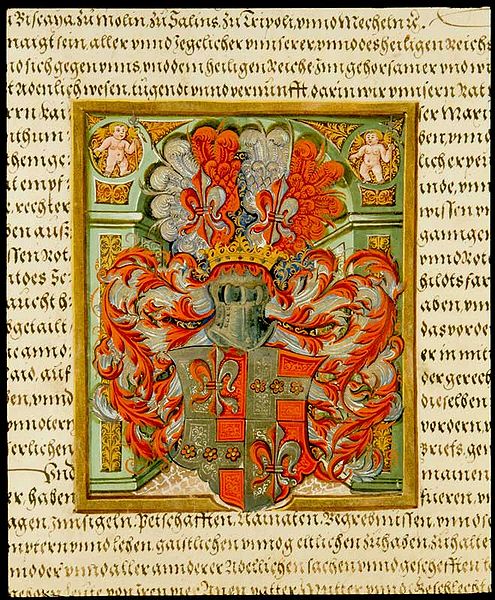 Datei:Wappenbesserungsurkunde 1549.jpg