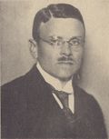 Wilhelm Krausneck (1875-1927), Staatsminister für Finanzen. Abb. aus: Das Bayerland, Jahrgang 31 vom Mai 1920, 302. (Bayerische Staatsbibliothek, 4 Z 40.173-31)