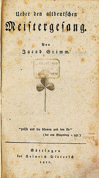 Datei:Grimm Meistersang 1811.jpg