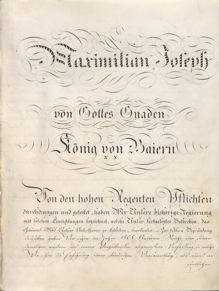 Datei:Verfassungsurkunde Bayern 1818.jpg