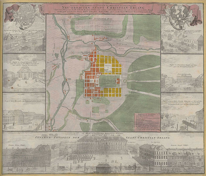 Datei:Karte Erlangen 1715.jpg