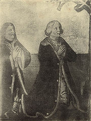 Ludwig von Eyb d. Ältere auf der Predella des Martin-Altars in Heilsbronn. (aus: Albert Werminghoff, Ludwig von Eyb der Ältere [1417-1502]. Ein Beitrag zur fränkischen und deutschen Geschichte im 15. Jahrhundert, Halle 1919)