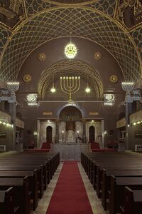 Innenraum der Augsburger Synagoge. (Foto: Jüdisches Kulturmuseum Augsburg-Schwaben)