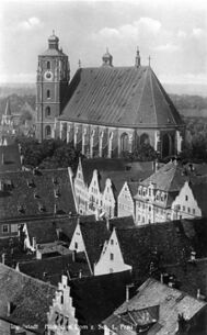 Das Liebfrauenmünster 1938. (Bayerische Staatsbibliothek, Porträt- und Ansichtensammlung)