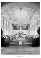 Sog. Vorbilder-Saal mit Sammlung von Zeichnungen. Abb. aus: Denkschrift zur Erinnerung an die Eröffnung des Neubaues des Bayerischen Gewerbemuseums in Nürnberg von Theodor Kramer, 1897, 71. (Bayerische Staatsbibliothek 4 Don.Reg. 4 a)