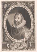 Christoph Fürer von Haimendorf (1541-1610), Kupferstich von Heinrich Ulrich (ca. 1572-1621). Der Patrizier war Losunger der Reichsstadt Nürnberg.(Österreichische Nationalbibliothek, PORT_00084680_01)