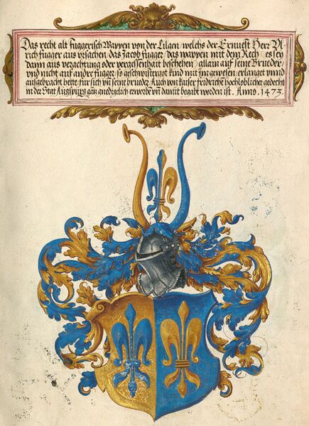 Datei:Fugger von der Lilie Wappen.jpg