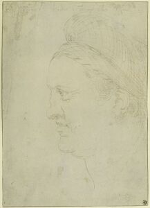 Willibald Pirckheimer (1470-1530). Silberstiftzeichnung von Albrecht Dürer (1471–1528), um 1503. (gemeinfrei via Staatliche Museen zu Berlin, Kupferstichkabinett / Dietmar Katz)