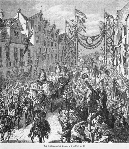Datei:Erzherzog Johann Einzug Frankfurt 1848.jpg