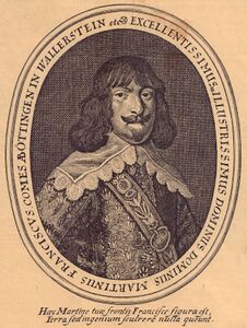 Graf Martin Franz von Oettingen-Baldern (1611-1653). Abb. aus: Das Bayerland, Nr. 45, 12. Jahrgang 1901, Zweites Blatt. (Bayerische Staatsbibliothek, 4 Bavar. 198 tb-12)